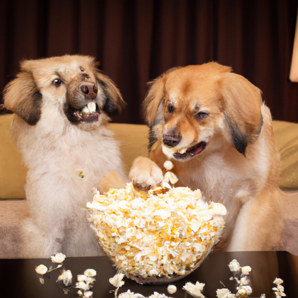 dogs with Popcorns